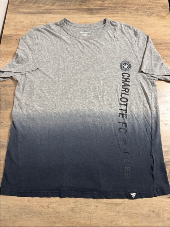 Charlotte FC Other - Charlotte FC Dip Dye T Shirt